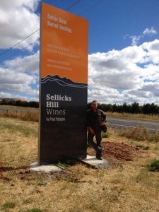 Sellicks Hill Wines Sign